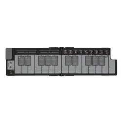 Korg nanoKEY Fold 25-Key Foldable MIDI Keyboard (Black)