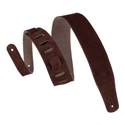 Levys Suede Guitar Strap 2 1/2" (Brown)