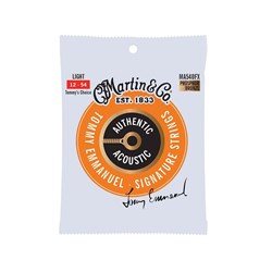 Martin MA540FX Authentic Flexible Core Light Phosphor Bronze Acoustic Strings 12-54