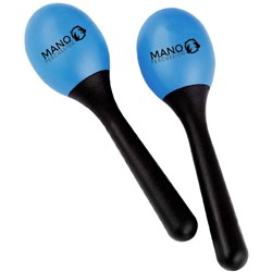 Mano Percussion EM125 Egg Shaped Maracas (Blue)