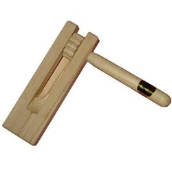 Mano Percussion UE541 Wooden Hand-Held Single Tongue Rotating Ratchet