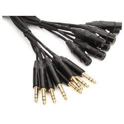 Mogami 8 x TRS to 8 x XLRF Cable (15ft)