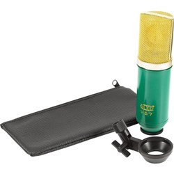 MXL V67G Large Capsule Condenser Microphone (Green/Gold)