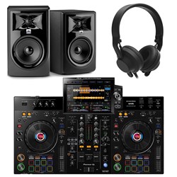 Pioneer XDJRX3 Bundle w/ JBL LSR308 MKII Monitors & AIAIAI TMA-2 DJ Preset Headphones