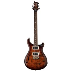 PRS SE Custom 24 Semi-Hollow Piezo (Orange Tiger Smoke Burst) inc Gig Bag