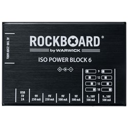 RockBoard ISO Power Block V6 IEC Multi Power Supply w/ Isolated Outputs