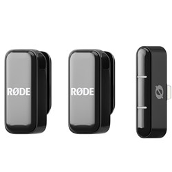 Rode Wireless Micro Compact Wireless Microphone for Lightning Smartphones (Black)