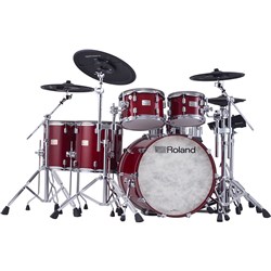 Roland VAD716 V-Drums Acoustic Design 6-Piece Wood Shell Kit (Gloss Cherry)