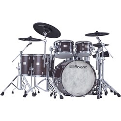 Roland VAD716 V-Drums Acoustic Design 6-Piece Wood Shell Kit (Gloss Ebony)