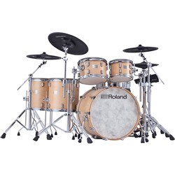 Roland VAD716 V-Drums Acoustic Design 6-Piece Wood Shell Kit (Gloss Natural)