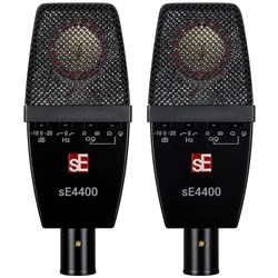 sE 4400 Matched Pair of Large Diaphragm Multi Pattern Condenser Microphones