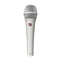 sE Electronics V7 Supercardioid Dynamic Live Vocal Mic (White)