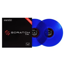 Serato Scratch Live Control Vinyl 25th Anniversary Edition Pair (Translucent Blue)