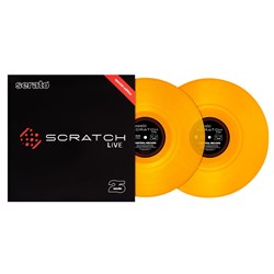 Serato Scratch Live Control Vinyl 25th Anniversary Edition Pair (Yellow)