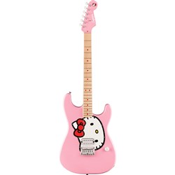 Squier Limited Edition Hello Kitty Stratocaster Maple Fingerboard (Pink) inc Gig Bag