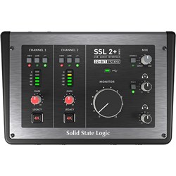 Solid State Logic SSL 2+ MK2 2x4 USB Audio Interface w/ Legacy 4K Analogue Enhancement