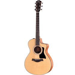 Taylor 112ce Grand Concert Cutaway Acoustic Electric Guitar (Natural) inc Gig Bag