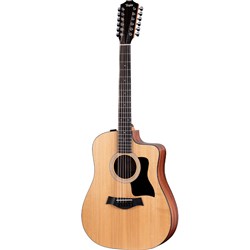 Taylor 150ce 12-String Dreadnought Cutaway Acoustic Electric (Natural) inc Gig Bag