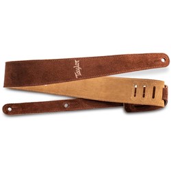 Taylor Embroidered Suede 2.5" Guitar Strap (Honey)