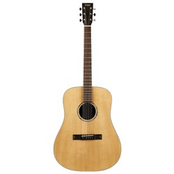 Tasman TA200-E Dreadnought Acoustic Electric Guitar (Natural) inc Hard Case