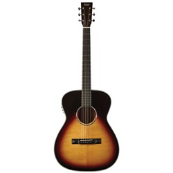 Tasman TA300-OE OM Acoustic Electric Guitar (Sunburst) inc Hard Case