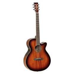 Tanglewood TW4KOA Folk Acoustic Guitar w/ Cutaway & Pickup