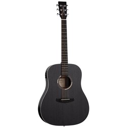 Tanglewood TWBBSDE Blackbird Slope Shoulder Acoustic Guitar w/ Pickup (Smokestack Satin)