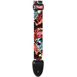 XTR 2" Pirate Skull Poly Guitar Strap