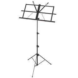 Xtreme MS105 Light Weigh Fold Up Music Stand w/ Bag (Black)