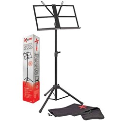 Xtreme MS88 Heavy Duty Black Music Stand (Black)