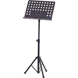 Xtreme Heavy Duty Pro Black Music Stand Perforated