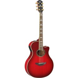 Yamaha APX1000 Acoustic/Electric w/Solid Top & Cutaway (Crimson Red Burst)