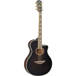 Yamaha APX1000 Acoustic/Electric w/ Solid Top & Cutaway (Mocha Black)