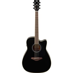 Yamaha FGC-TA TransAcoustic Electric Guitar w/ Cutaway (Black)