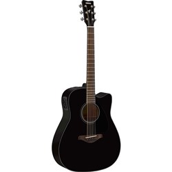 Yamaha FGX800C Electric-Acoustic Dreadnought w/Cutaway (Black)