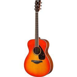 Yamaha FS820 Concert-Size Acoustic Guitar w/Solid Spruce Top (Autumn Burst)