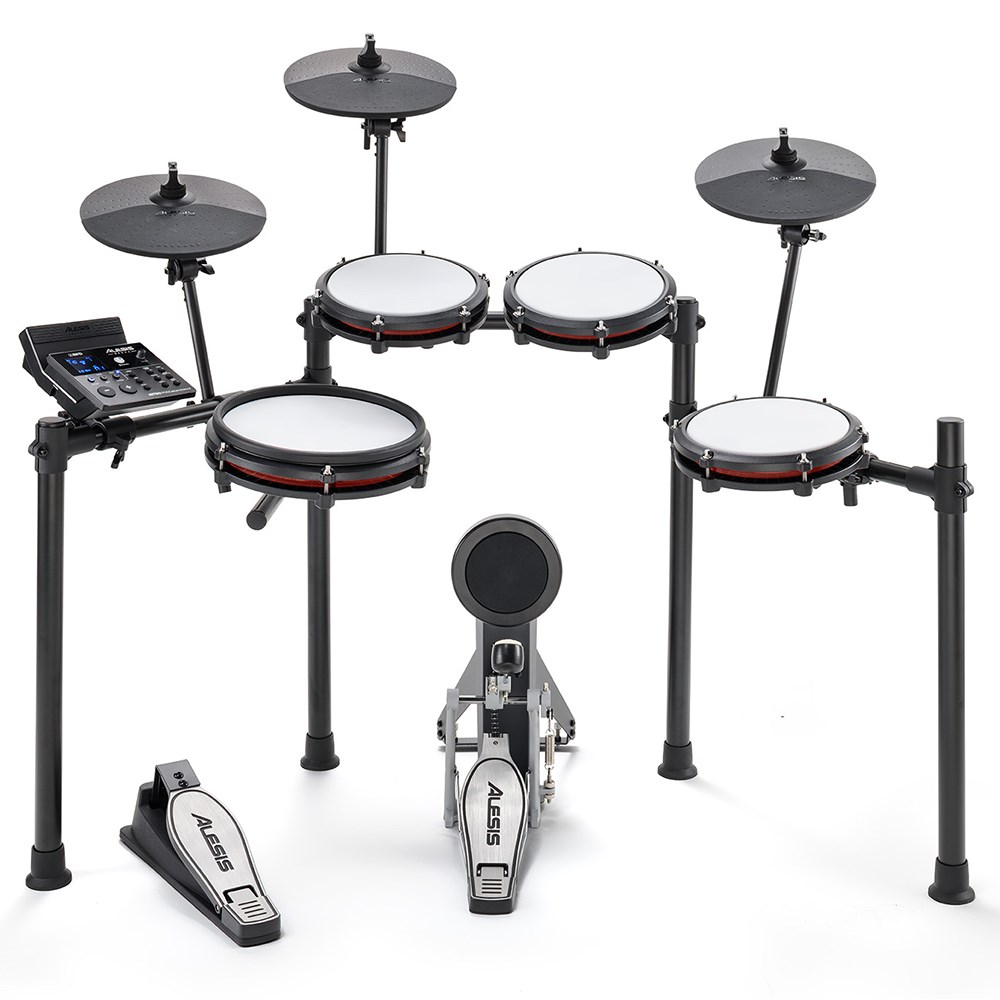 Alesis NitroMax 8 Piece Electronic Drum Kit w Mesh Heads and