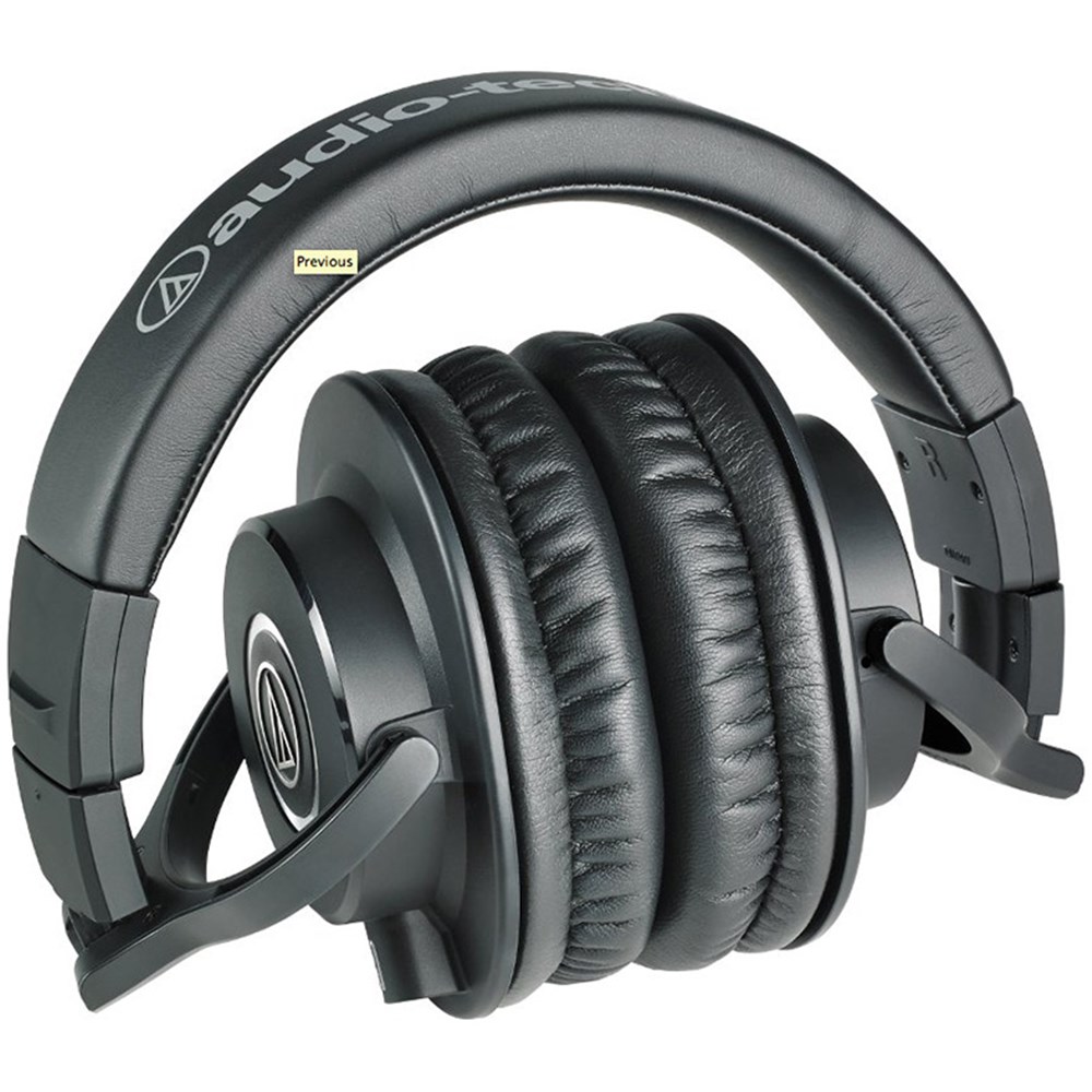 Audio Technica ATH M40x Studio Headphones Black Studio