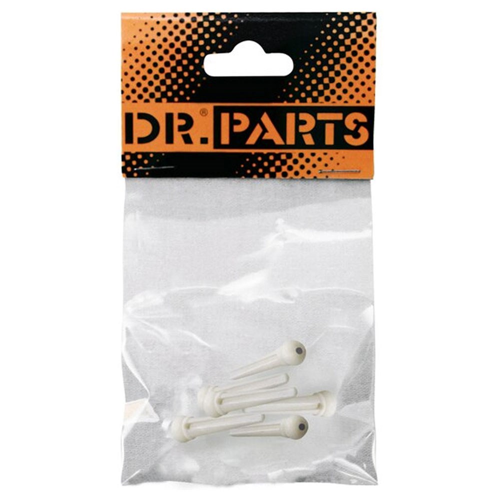 Ivory Acoustic Guitar Bridge Pins Plastic String End Peg Pack of