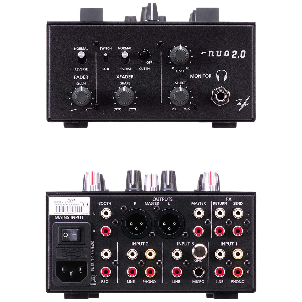 Ecler NUO2.0 Two-Channel Analogue DJ Mixer | DJ Mixers