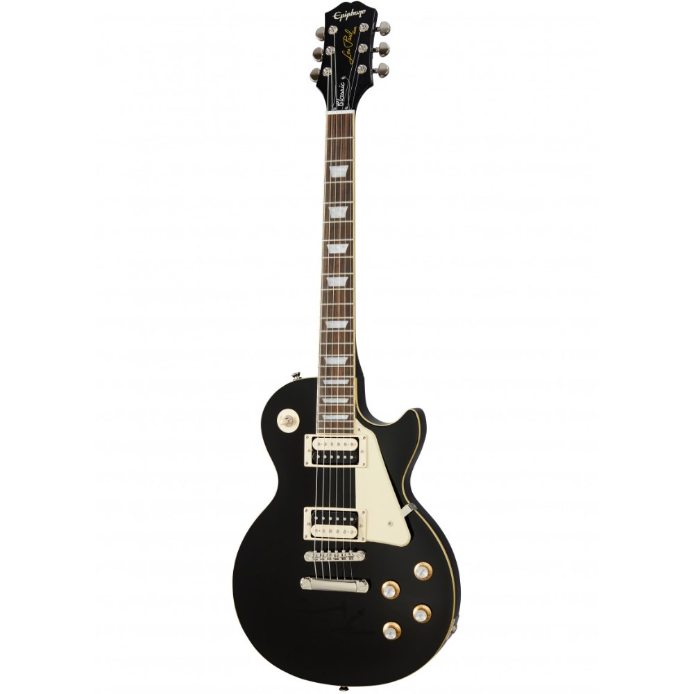 epiphone les paul black guitar