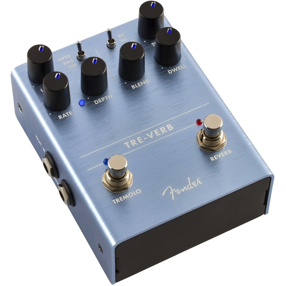 fender tremolo reverb pedal