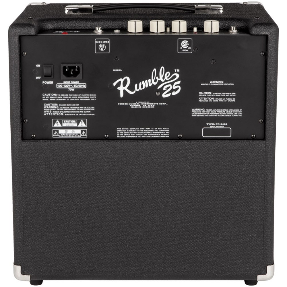 fender rumble 25 v3 bass amp