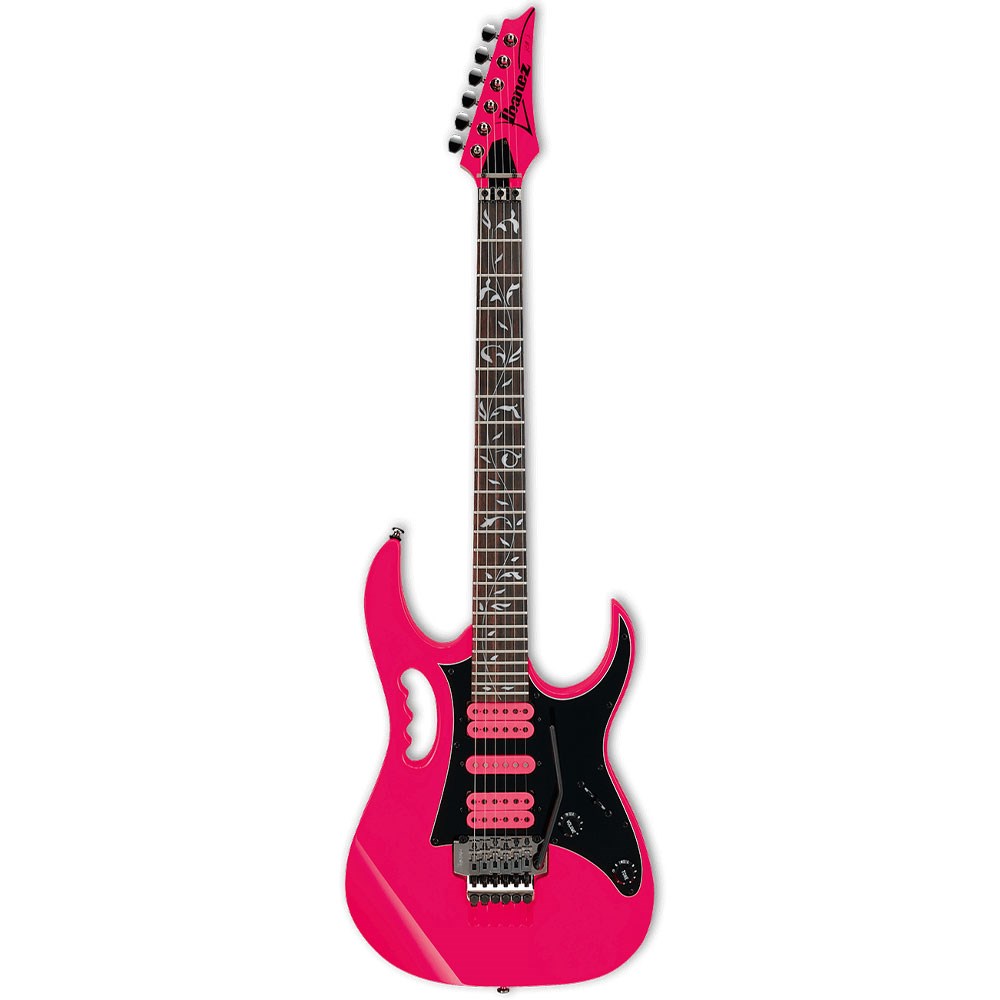 ibanez pink electric guitar