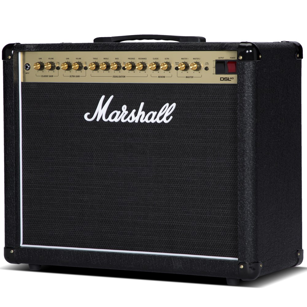 marshall dsl40cr with pedals