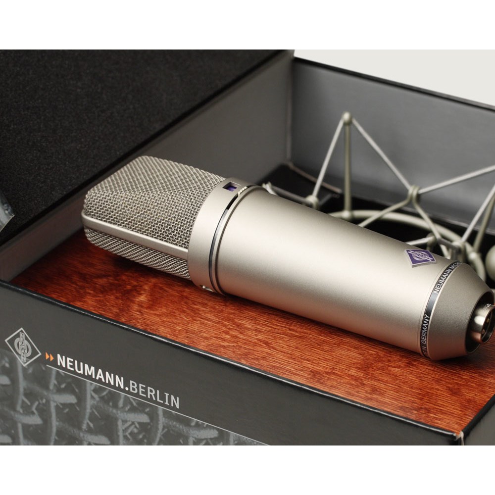 Neumann U87 AI Studio Set Inc. Shock Mount (Nickel) | Condenser 