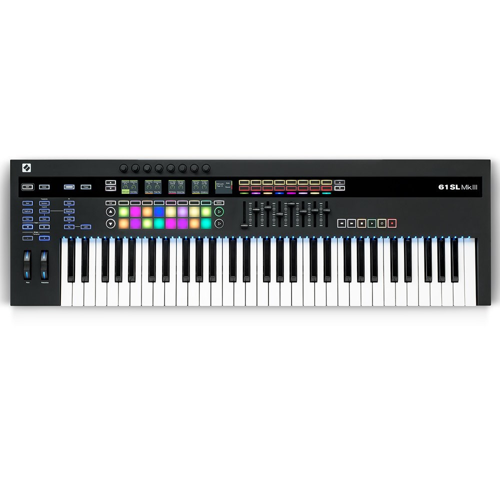 Novation Remote SL 61 MKIII MIDI & CV Keyboard Controller W/ 8-Track ...