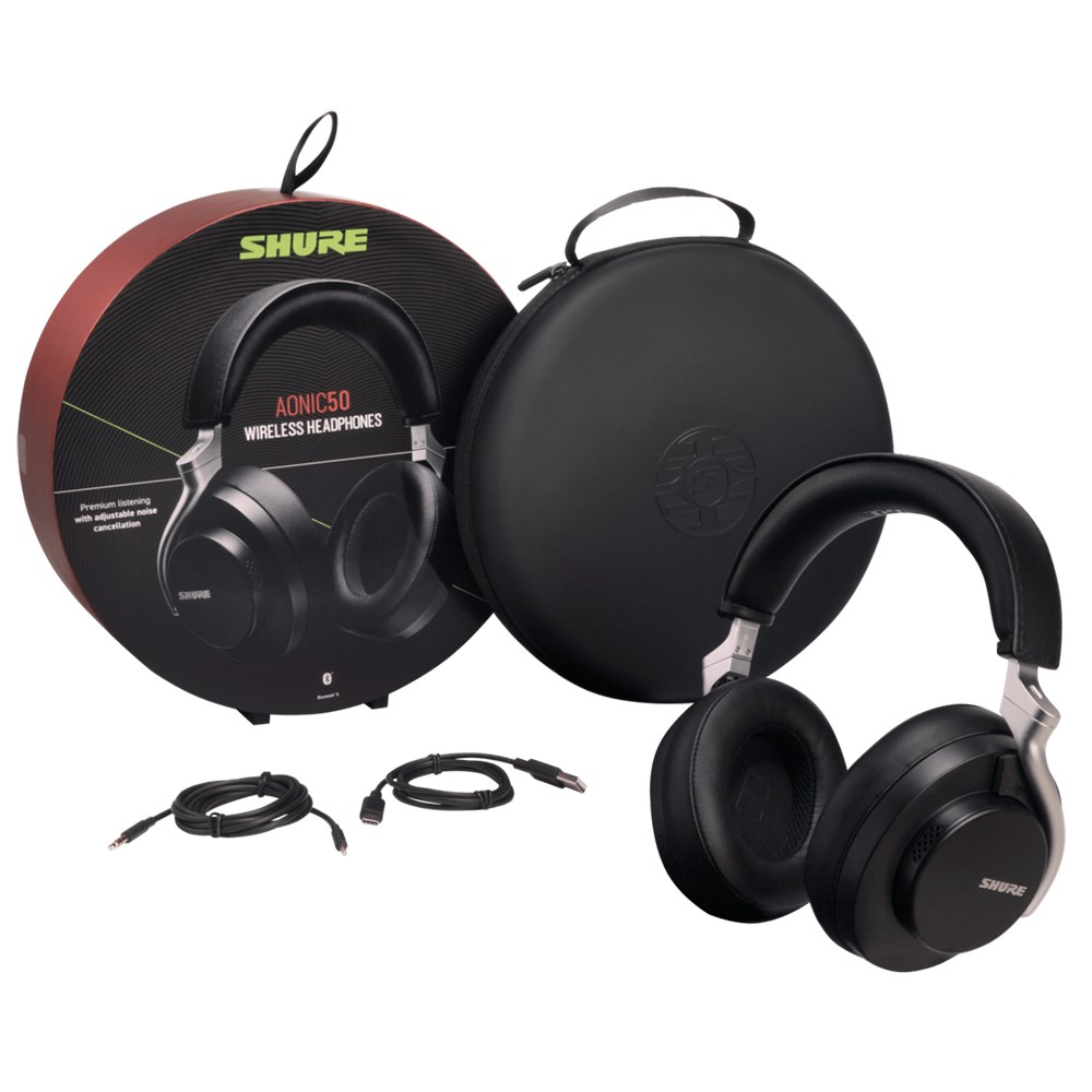 Shure Aonic 50 Wireless Noise Cancelling Headphones w Studio