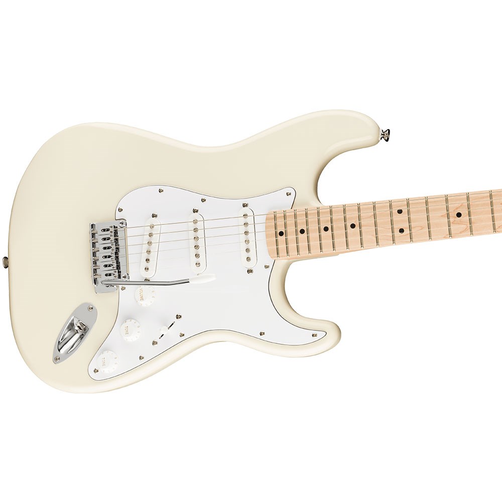 Squier Affinity Series Stratocaster Maple Fingerboard Electric Guitar  Olympic White