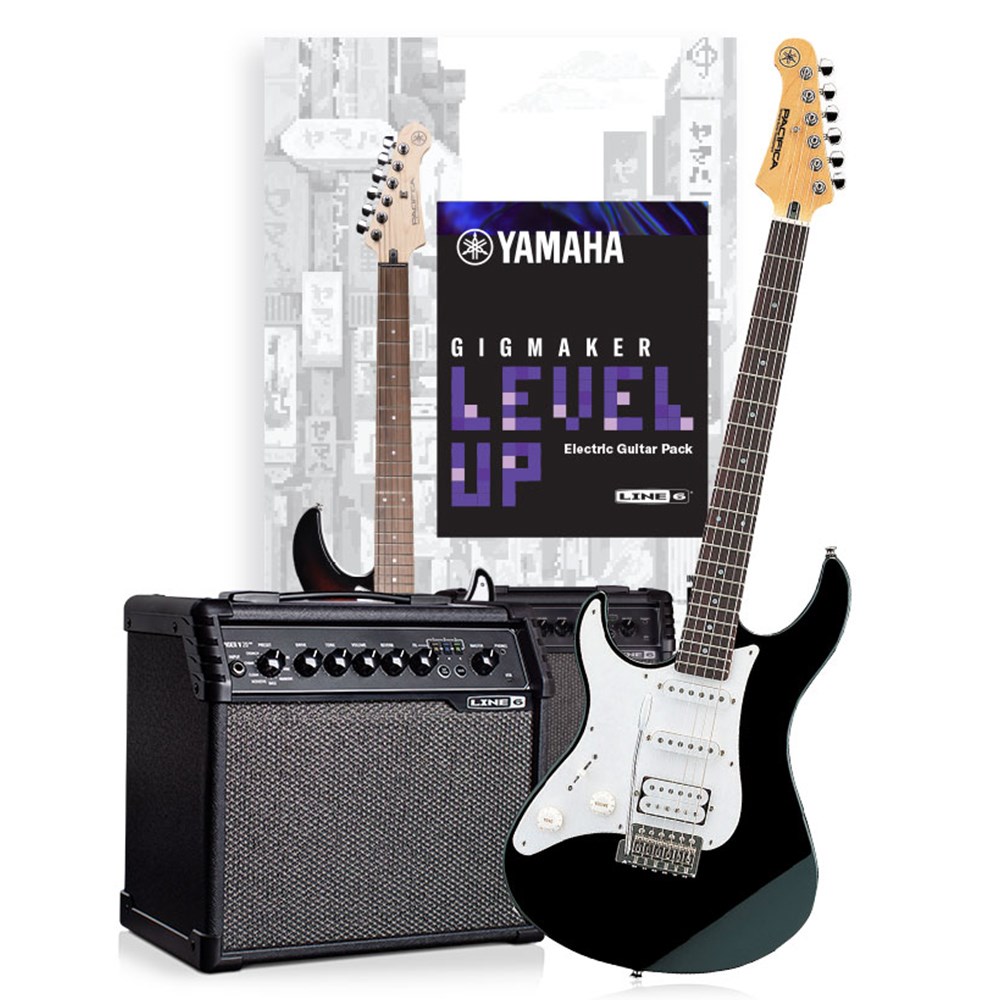 Yamaha Gigmaker Level Up Electric Guitar Pack Left-Hand (Black